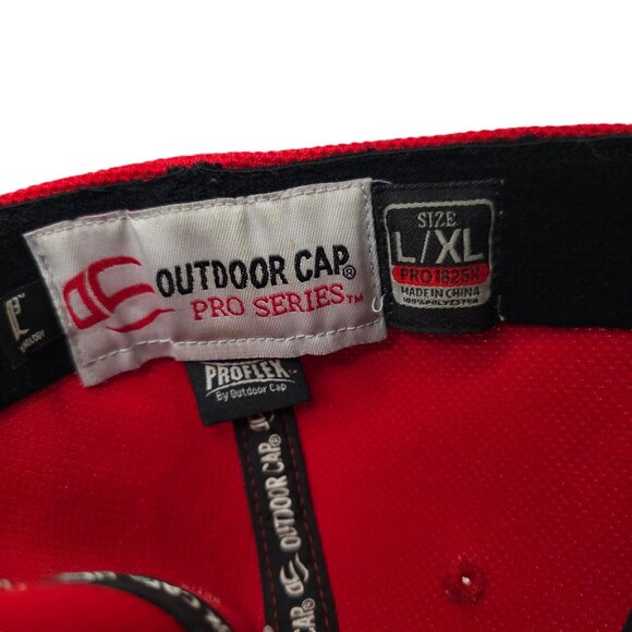 Louisville Cardinals ProFlex Fitted L/XL Cap Embroidered Logo Louie Baseball Hat - Picture 8 of 13